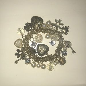 Cute Gold Charm Bracelet